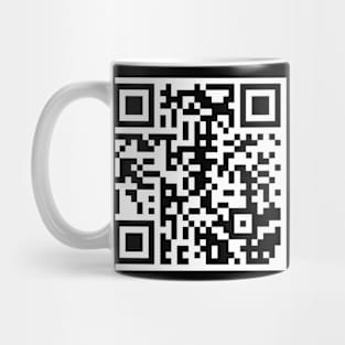 Rick Roll QR Code Mug